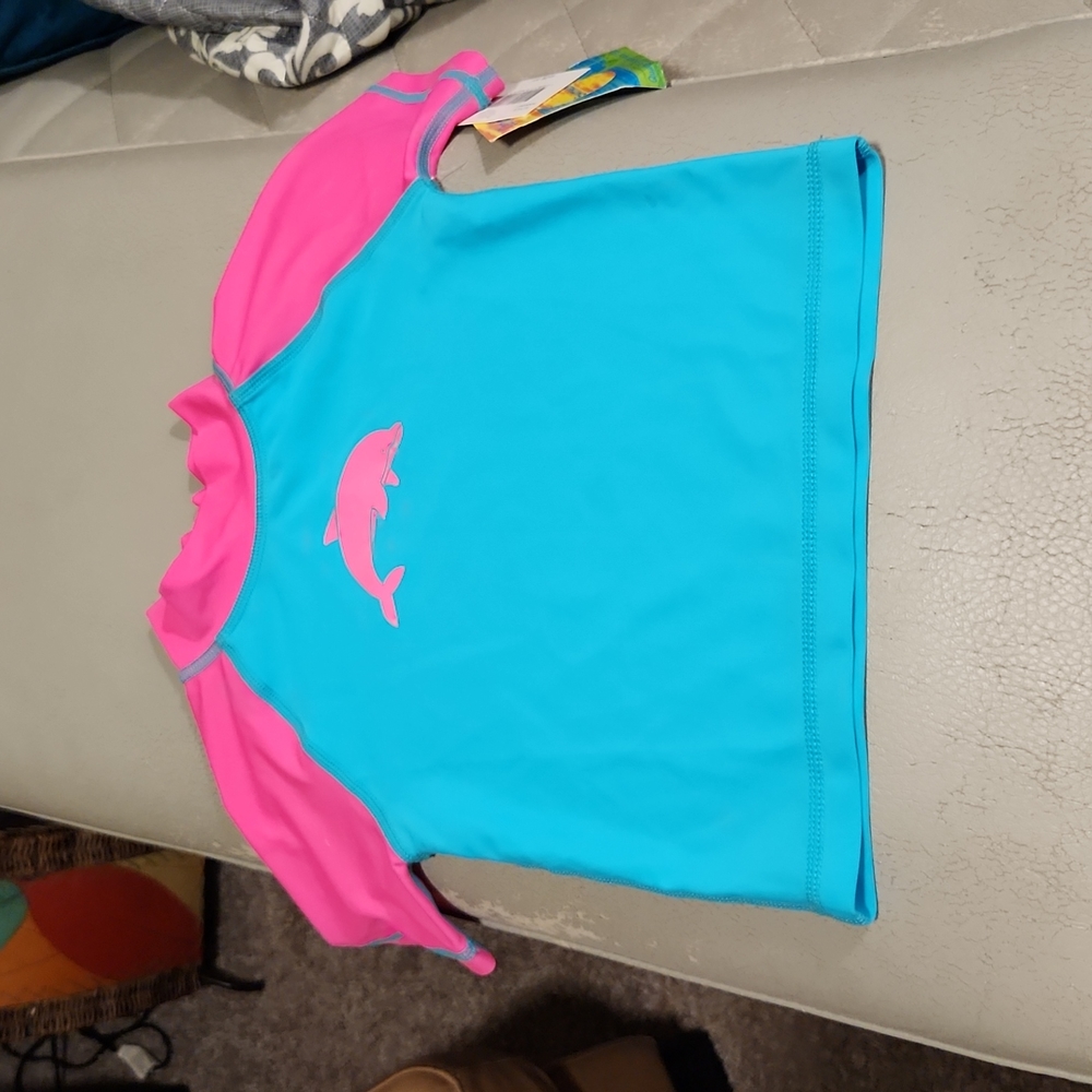 CUTE  toddler girls Swim top